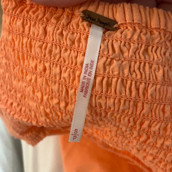 Free People Coral Strapless Dress Size Small - Picture 2 of 3